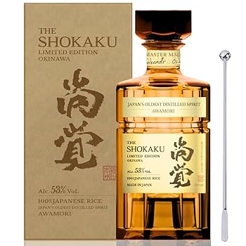 Amazon.co.jp: 尚覚 泡盛 高級 500ml 53度 国産 古酒 琉球泡盛